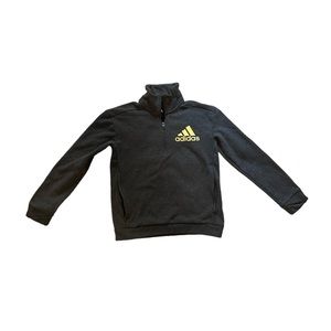 1/2 zip Adidas crew neck